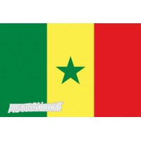 Nacionalinis vėliavos lipdukas - Senegalas